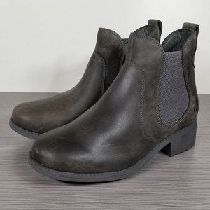 UGG Bonham Waterproof Chelsea Boot, Brown Leather, Womens Size 5.5 M / 36.5